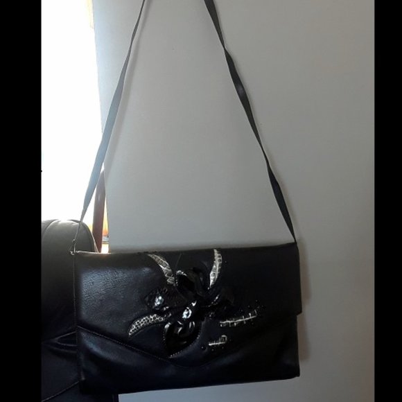 Vintage Genuine leather Big Purse/Shoulder Bag - Picture 3 of 5